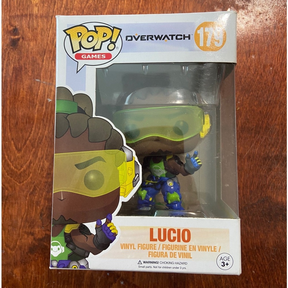 Funko Pop Games Overwatch Lucio #179 Vinyl Figure Blizzard Vaulted Series 2
